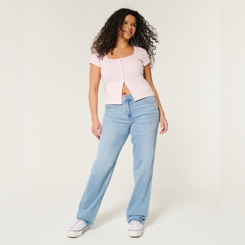 Hollister Ultra High Rise Vintage Straight Jeans